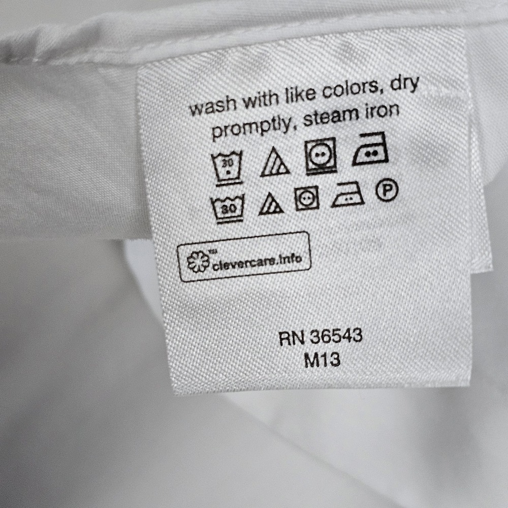 Lauren Ralph Lauren Mens Slim Performance Stretch Dress Shirt White 15.5 32/33 - Picture 4 of 9